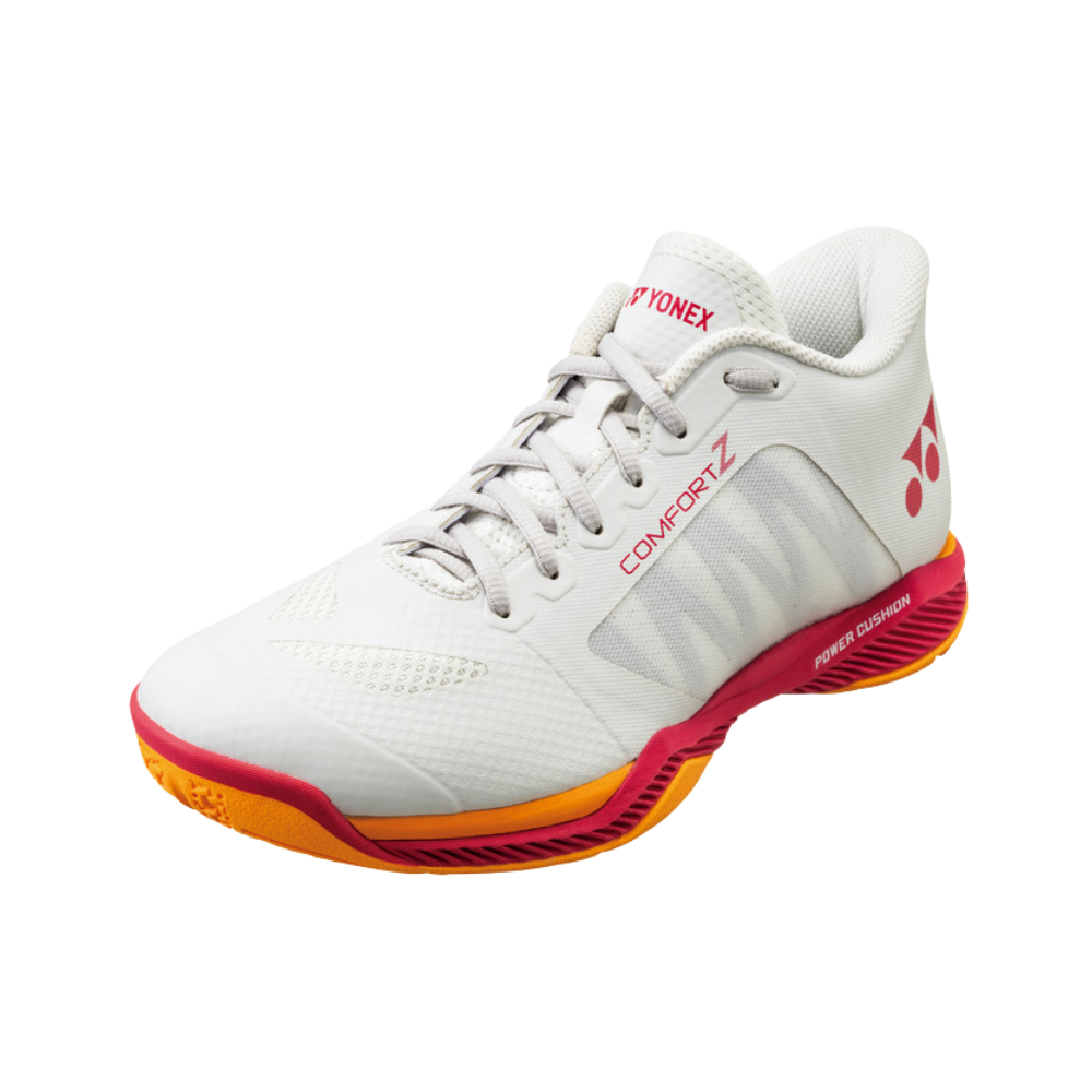 Yonex Power Cushion Comfort Z3 Wide Mid Badminton Shoe Unisex - White/Red