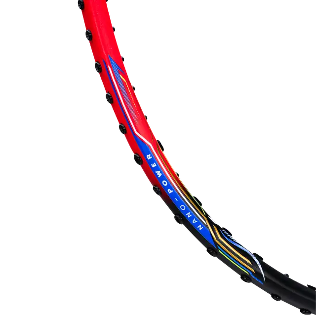Hundred Power Ray 900 5U Badminton Racket - Black/Red