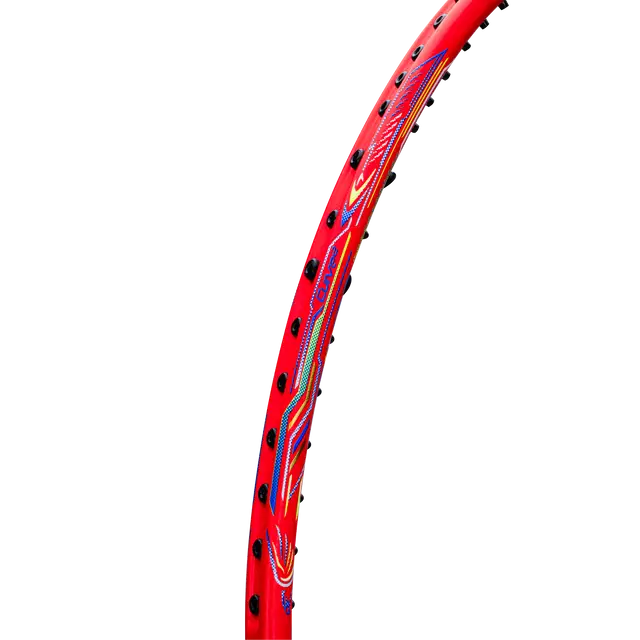 Hundred Power Ray 900 5U Badminton Racket - Black/Red