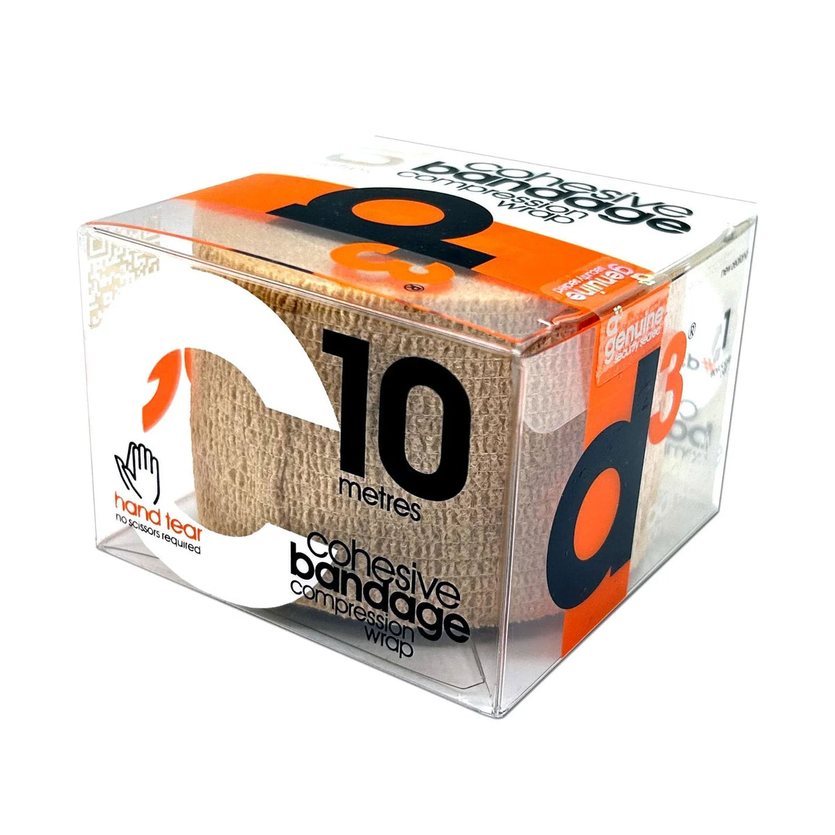 D3 Cohesive Bandage Compression Wrap 10mx50mm
