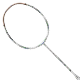Hundred T-Fusion 800 Zoom 5U Badminton Racket - White/Gold