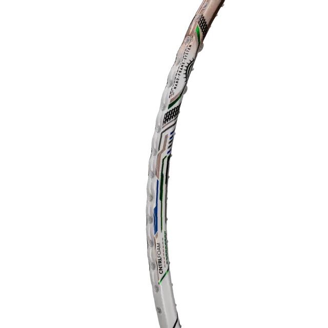 Hundred T-Fusion 800 Zoom 5U Badminton Racket - White/Gold