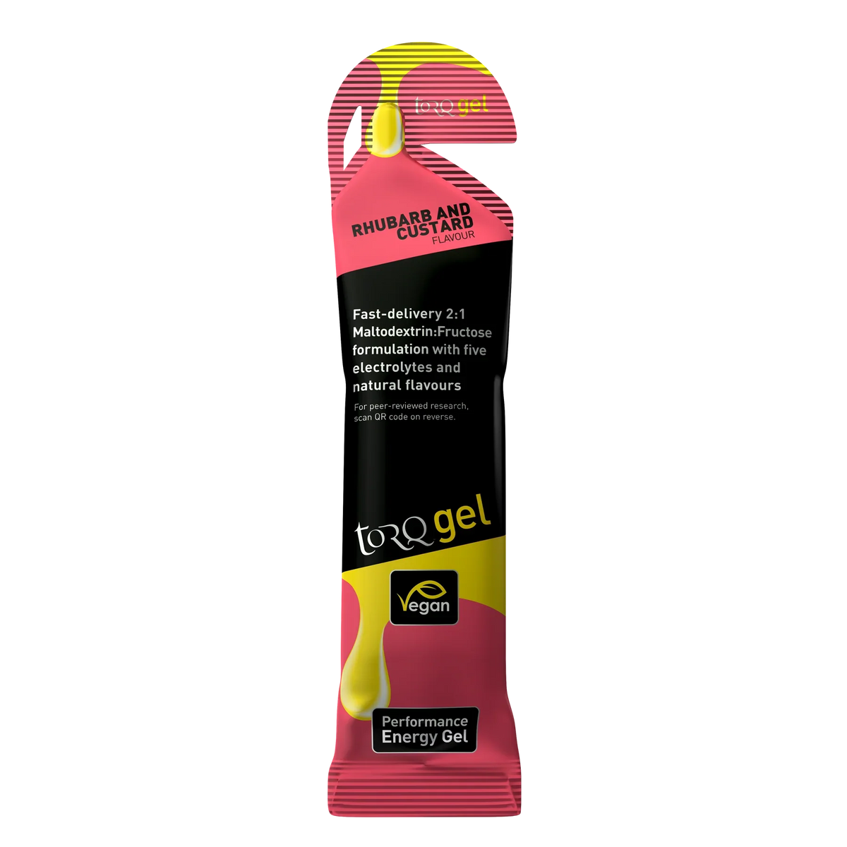 Torq Energy Gels - Single - Rhubarb Custard
