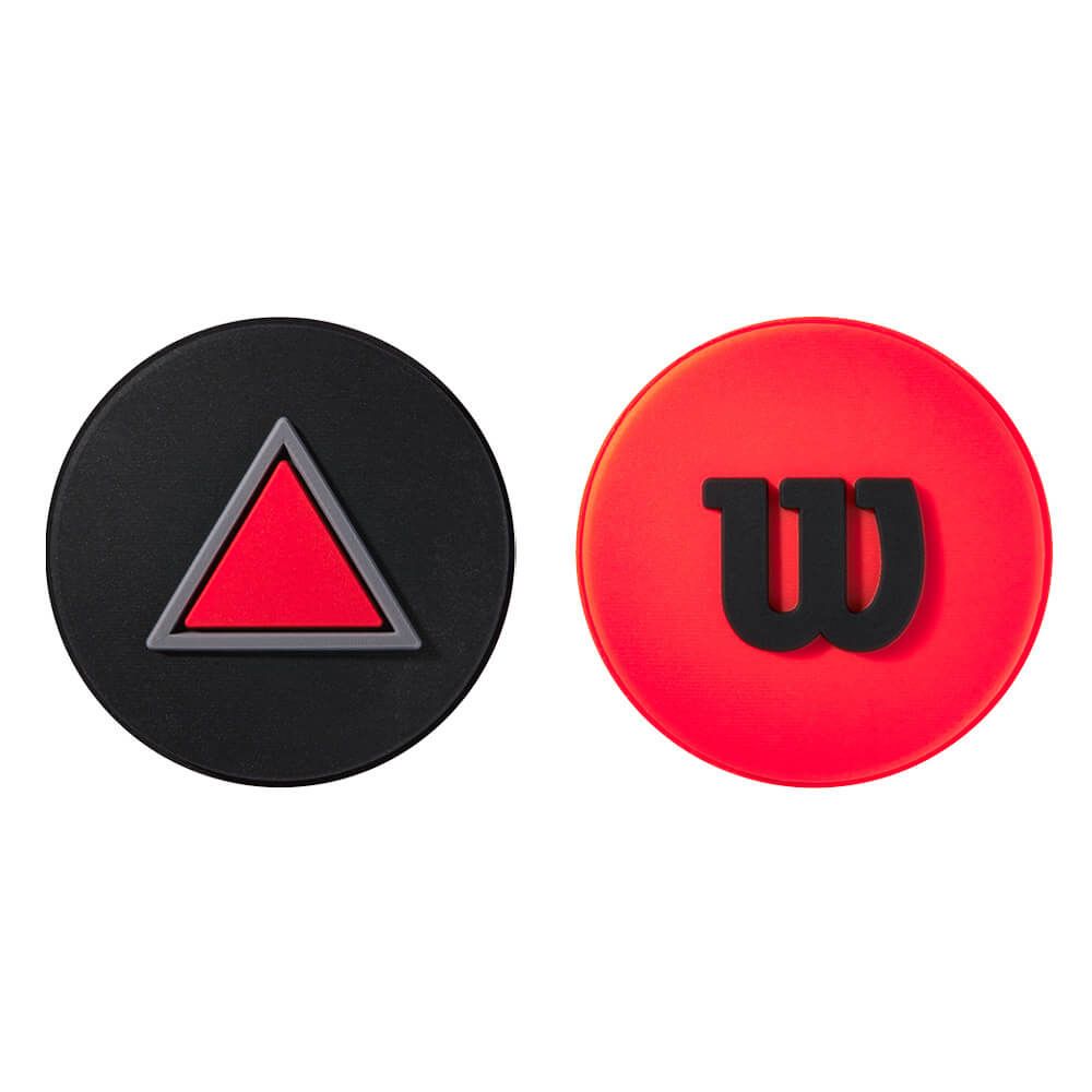 Wilson Pro Feel Clash Dampeners, Black, front view