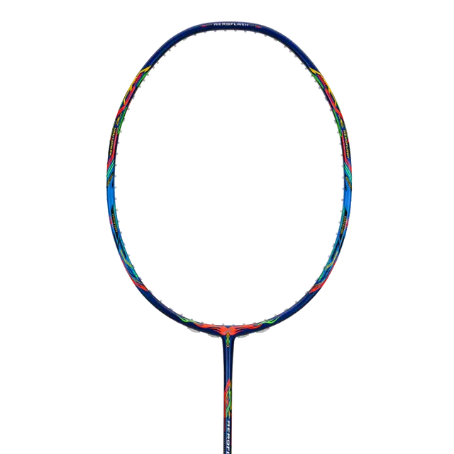 Hundred Aeroflash X Zoom 5U Badminton Racket - Navy/Blue/Orange