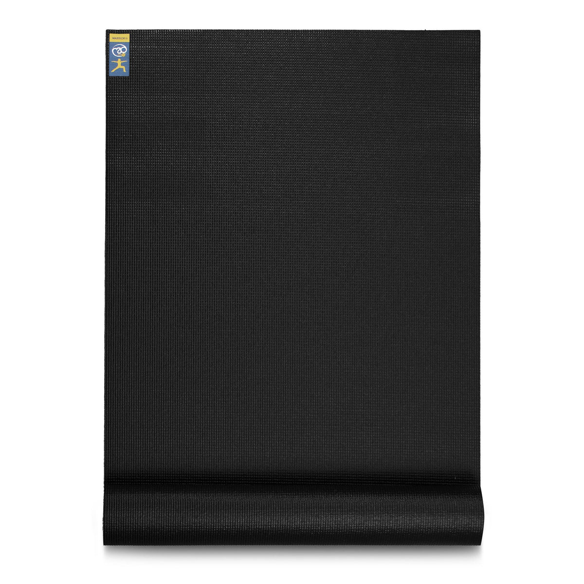 Warrior II Yoga Mat 4mm (Black)