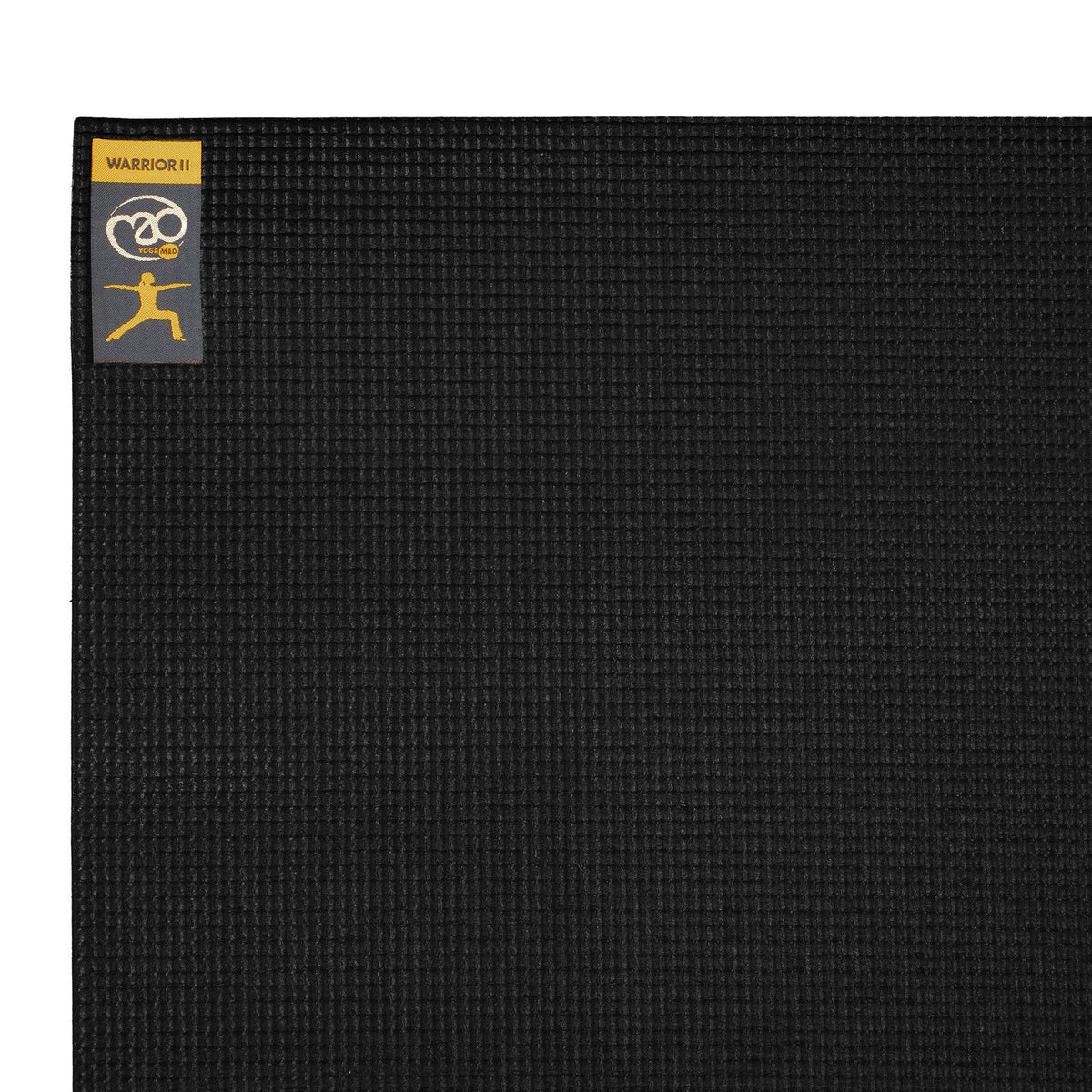 Warrior II Yoga Mat 4mm (Black)