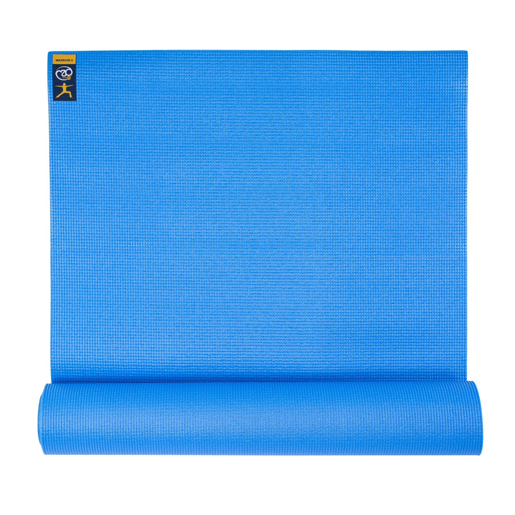 Fitness Mad Warrior II Yoga Mat 4mm LIGHT BLUE