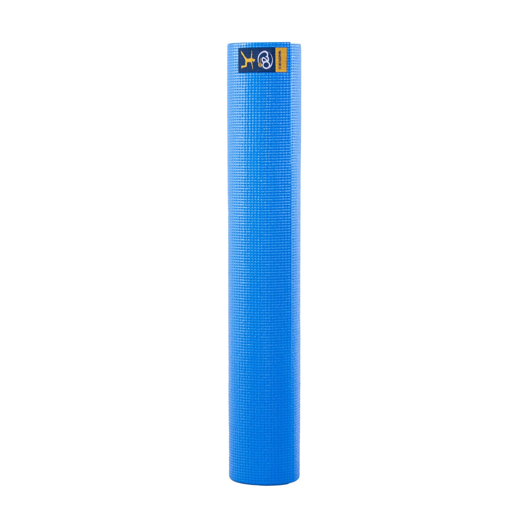 Fitness Mad Warrior II Yoga Mat 4mm LIGHT BLUE