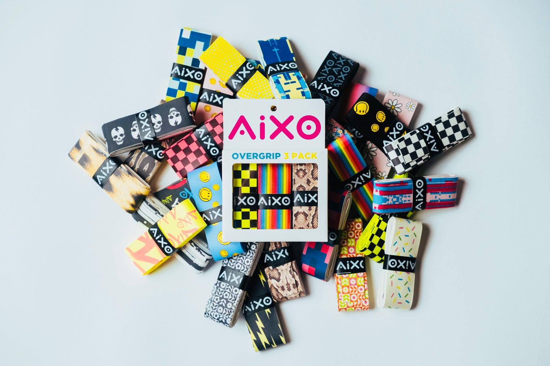 Aixo Eighties Tacky Overgrip Multicolour