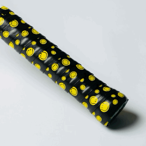 Aixo Checker Dry Overgrip Black & Yellow Overgrips Aixo