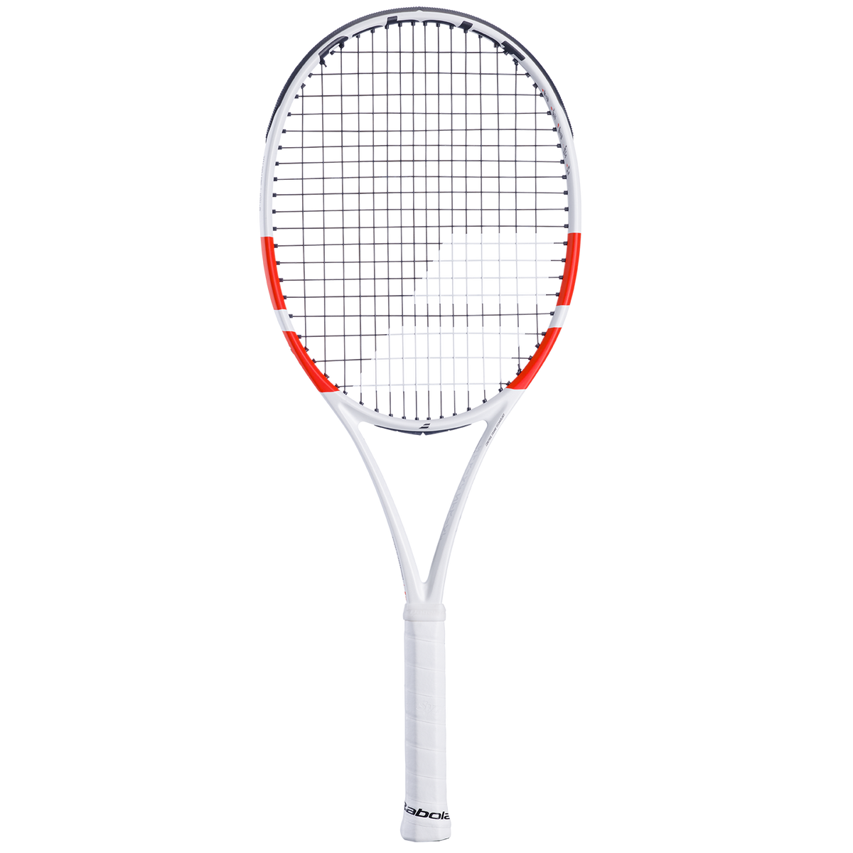 Babolat Pure Strike 100 300g Unstrung Tennis Racket (White/Red/Black)