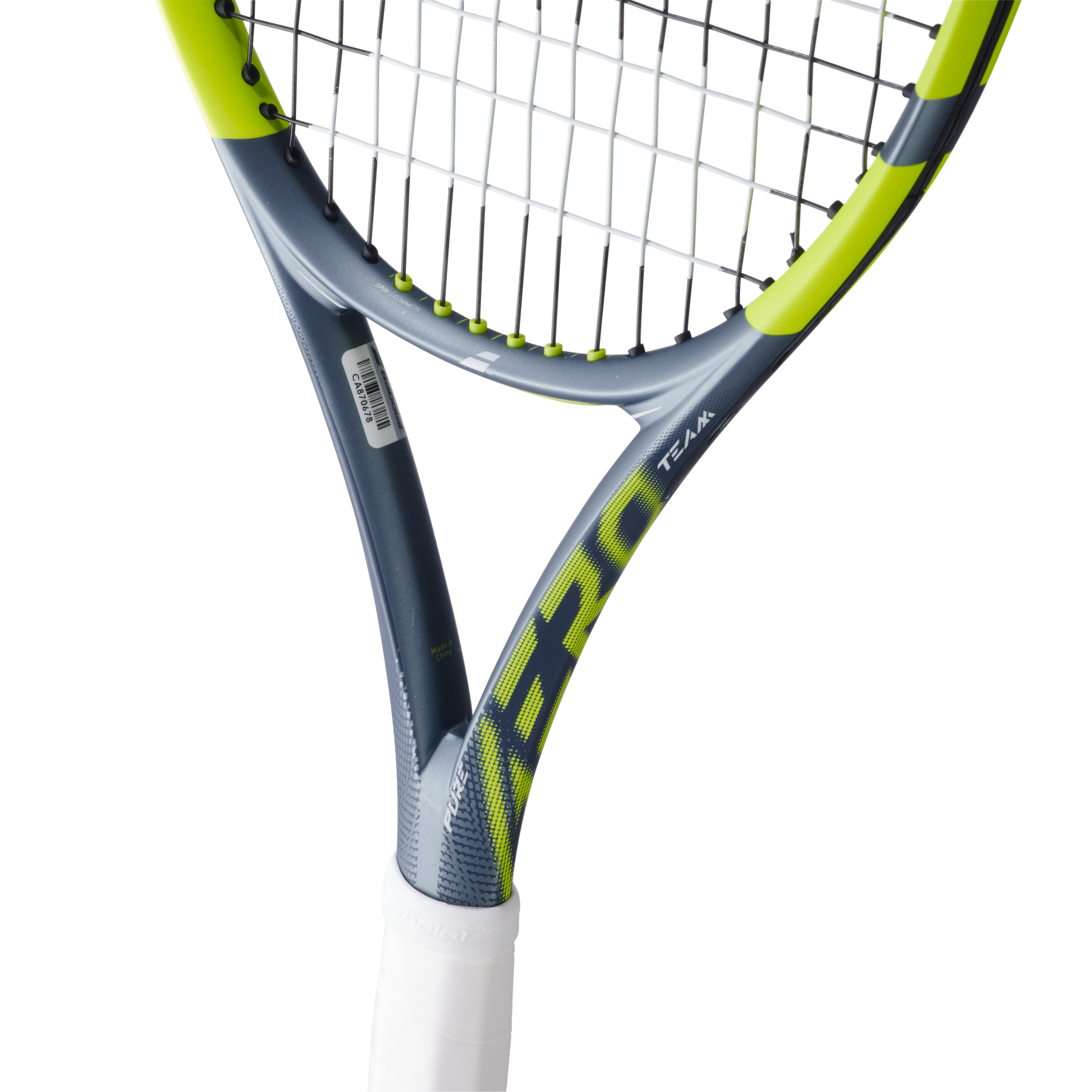 Babolat Pure Aero Team 2026 Tennis Racket Unstrung - Grey/Yellow Tennis Rackets Babolat