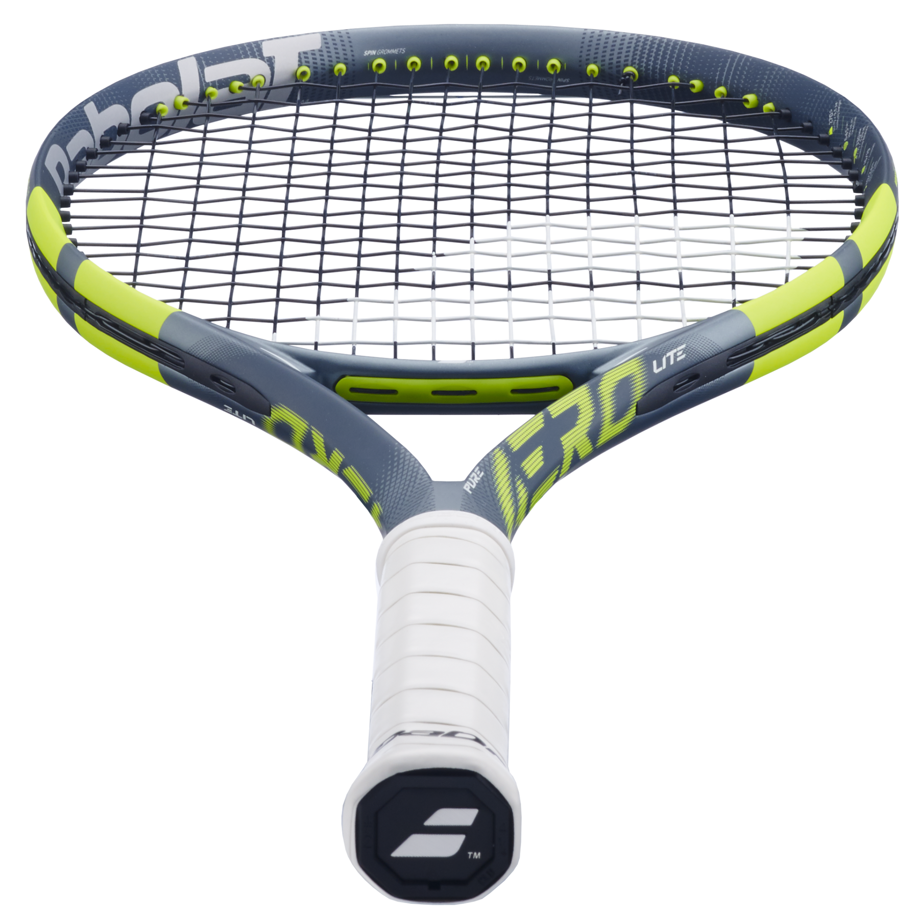 Babolat Pure Aero Lite 2026 Tennis Racket Unstrung - Grey/Yellow Tennis Rackets Babolat