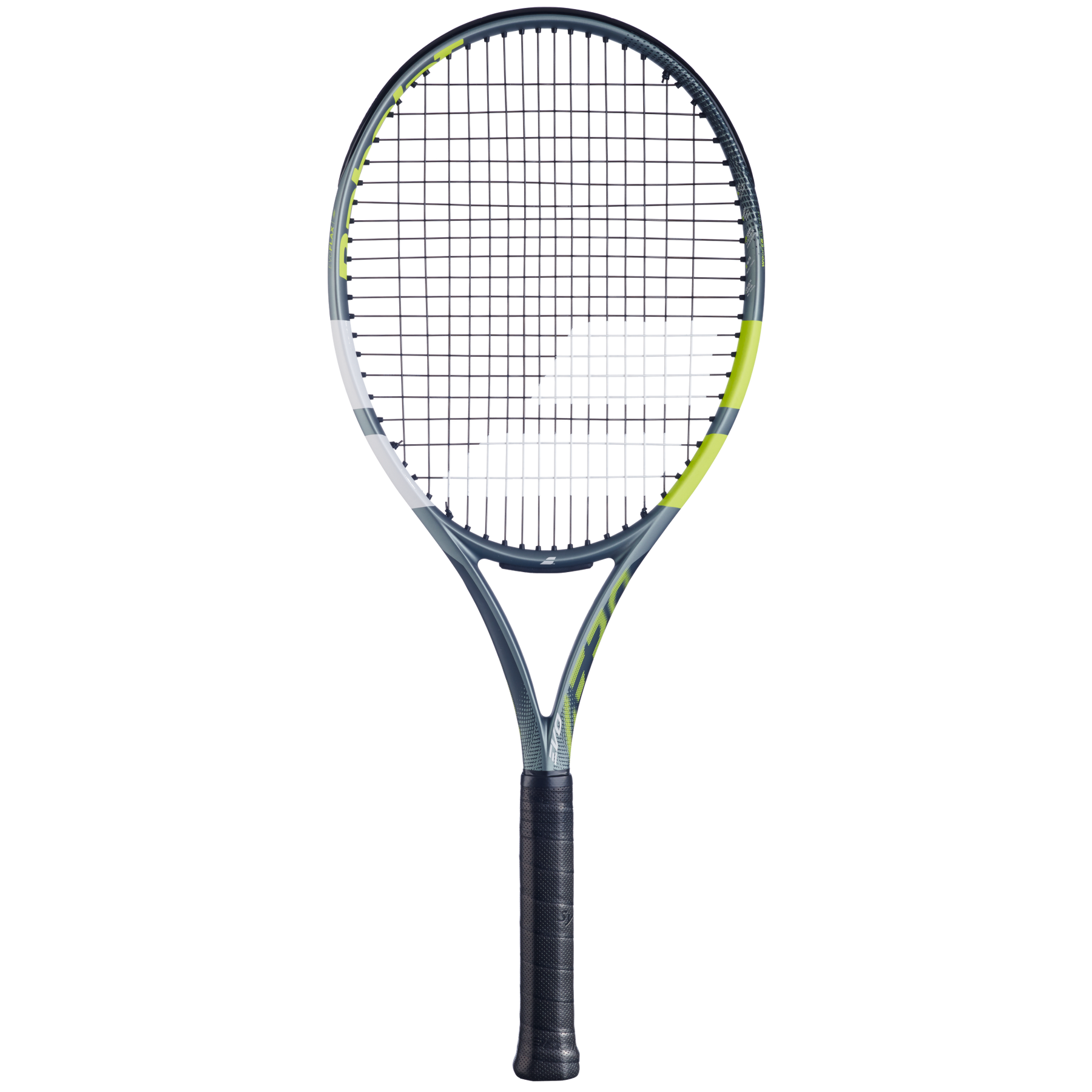 Babolat Evo Aero 2026 Tennis Racket Strung - Grey/Yellow Grey Yellow G2 Tennis Rackets Babolat