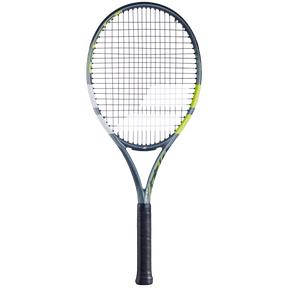 Babolat Evo Aero 2026 Tennis Racket Strung - Grey/Yellow Grey Yellow G2 Tennis Rackets Babolat