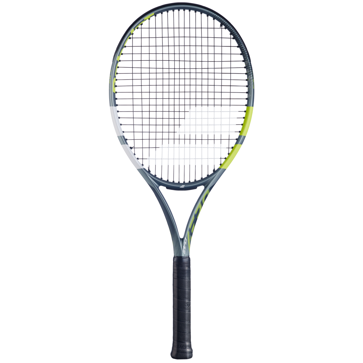 Babolat Evo Aero 2026 Tennis Racket Strung - Grey/Yellow Grey Yellow Tennis Rackets Babolat