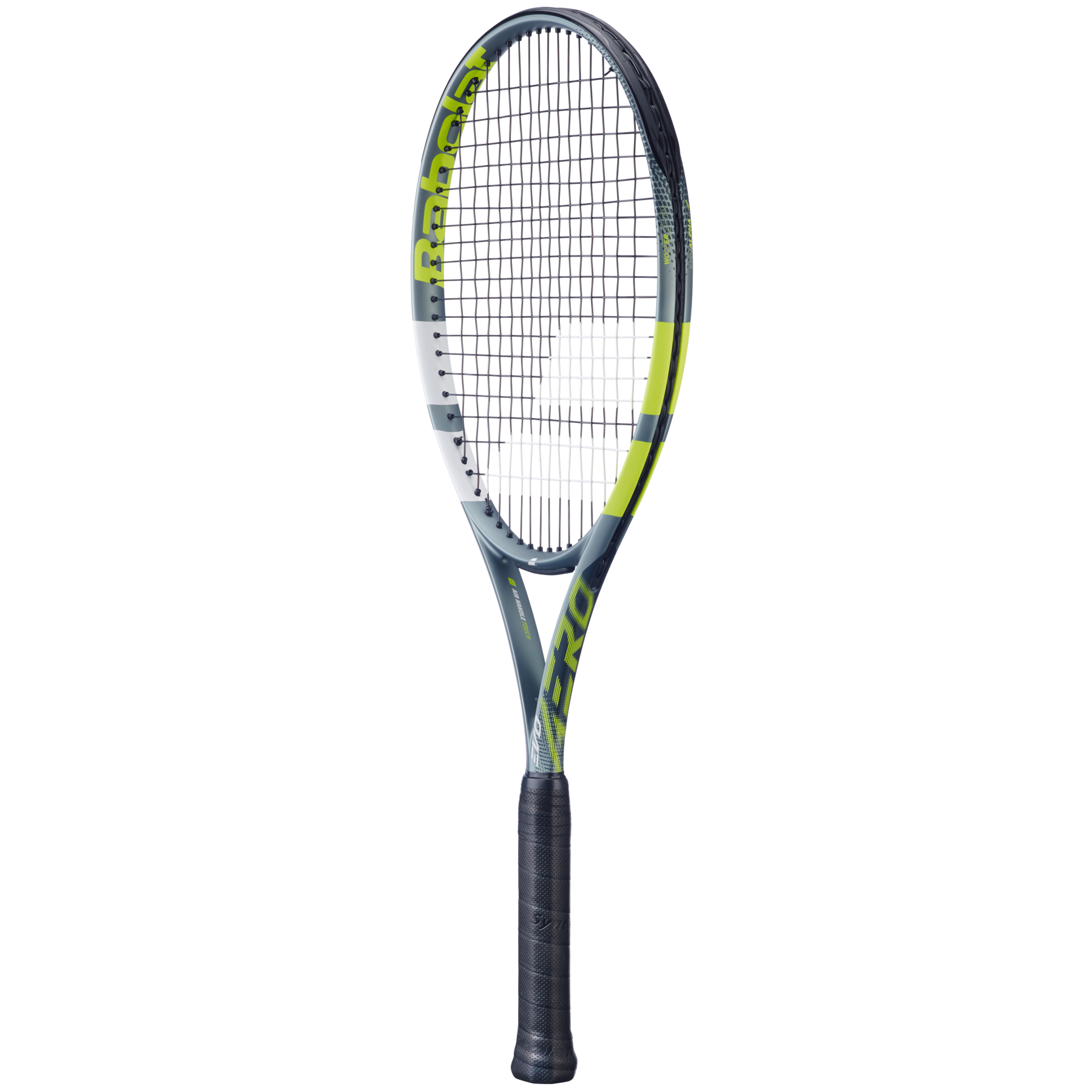 Babolat Evo Aero 2026 Tennis Racket Strung - Grey/Yellow Tennis Rackets Babolat