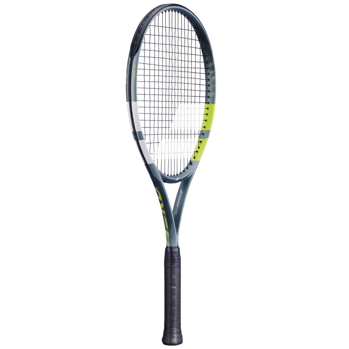 Babolat Evo Aero 2026 Tennis Racket Strung - Grey/Yellow Tennis Rackets Babolat