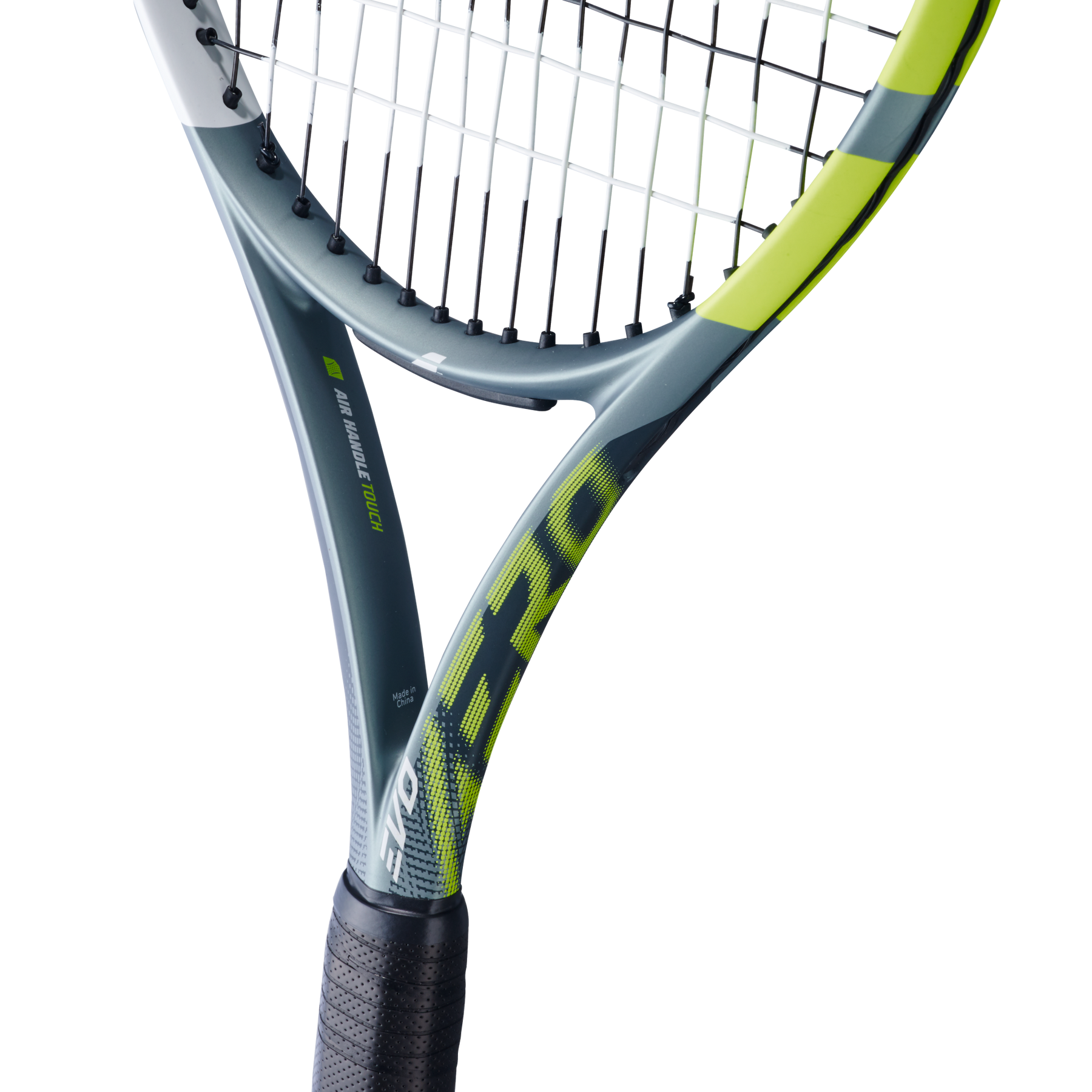 Babolat Evo Aero 2026 Tennis Racket Strung - Grey/Yellow Tennis Rackets Babolat