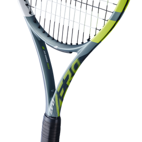Babolat Evo Aero 2026 Tennis Racket Strung - Grey/Yellow Tennis Rackets Babolat