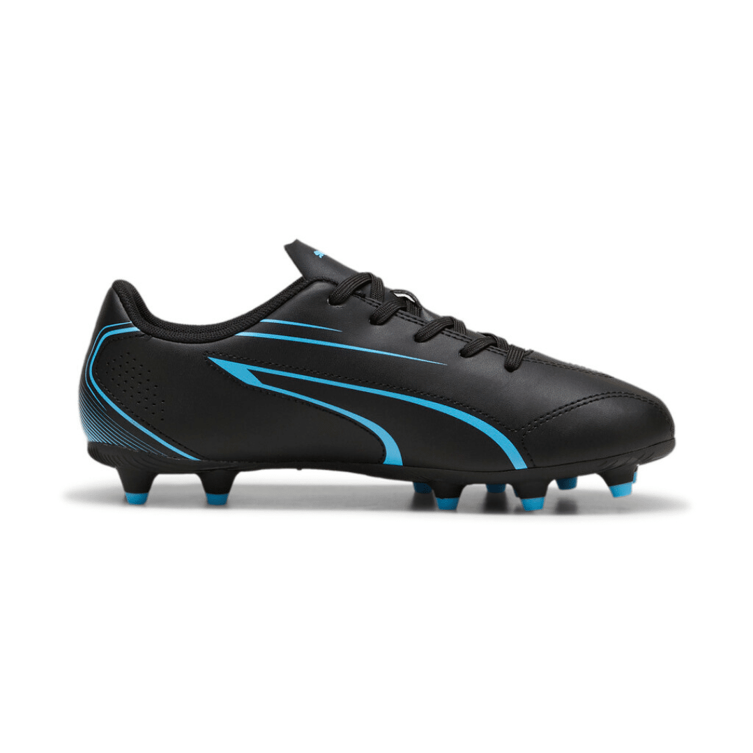 Puma Vitoria FG/AG Football Boots Junior - Puma Black/Luminous Blue