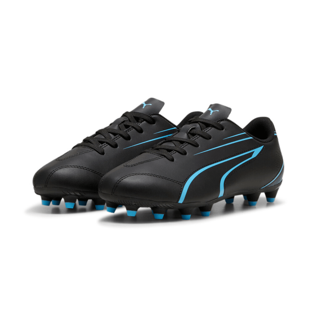 Puma Vitoria FG/AG Football Boots Junior - Puma Black/Luminous Blue