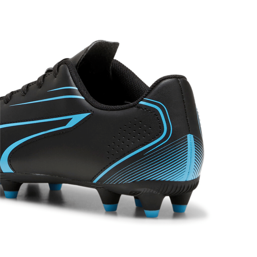 Puma Vitoria FG/AG Football Boots Junior - Puma Black/Luminous Blue