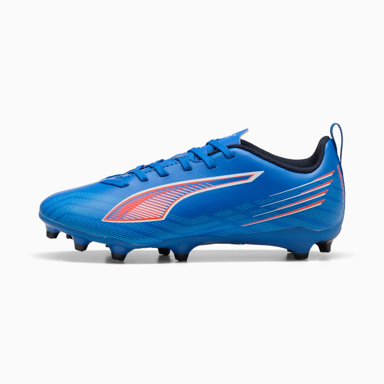 Puma ultra 6 Play FG/AG Football Boots Junior - Ultra Blue/Red