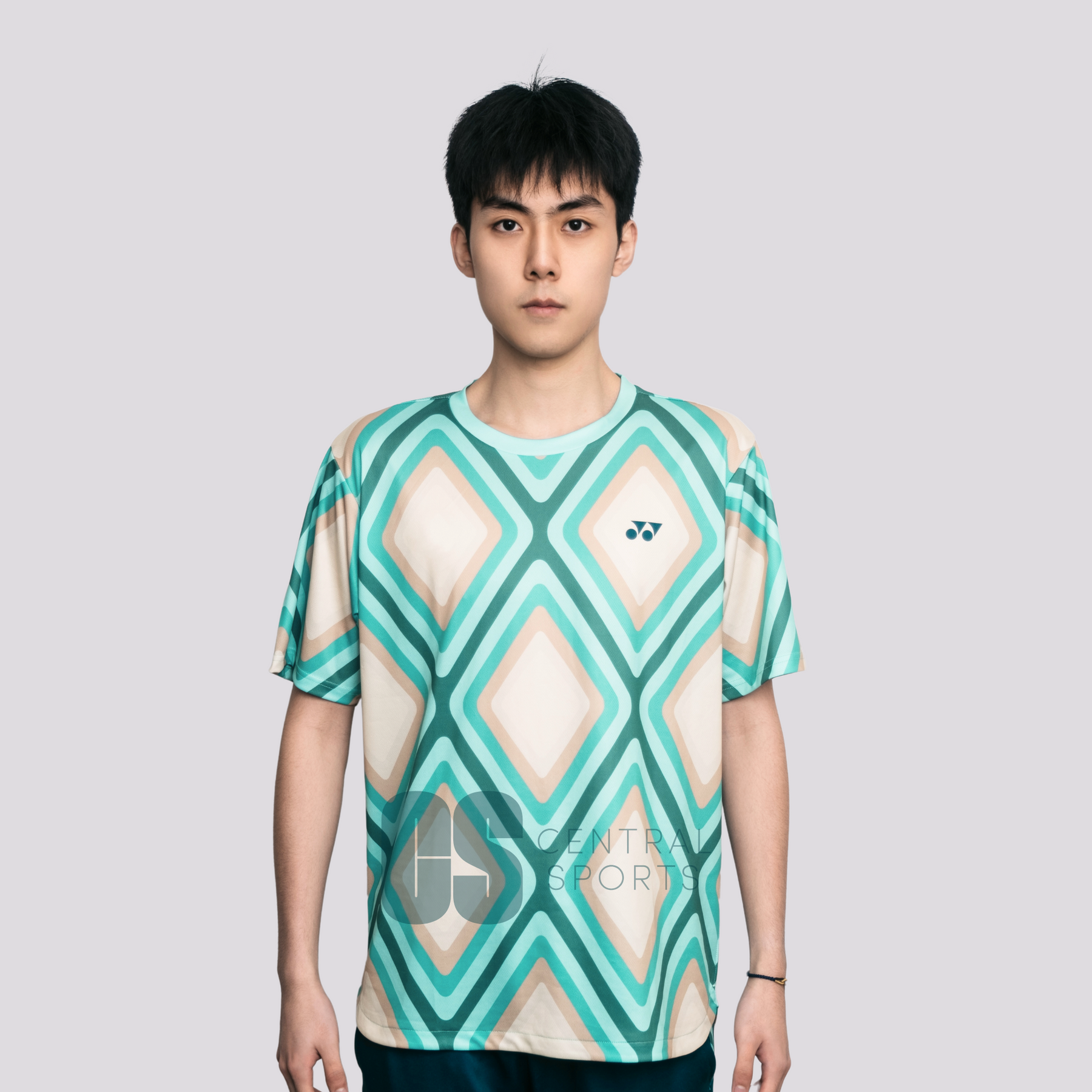 Yonex CNY2025 Diamond Tech T-Shirt Men Jade/Ivory