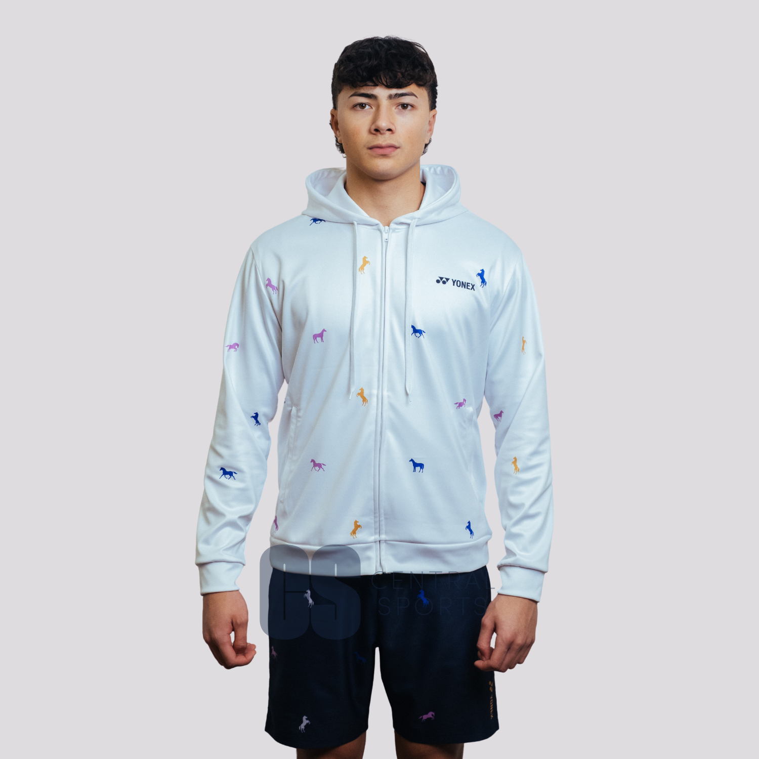 Pre-Order Yonex Night Rider – Unisex Zip Hoodie (Ink Blue) Yonex CNY2026 Zip Hood Sweat A Unisex Clothing Yonex