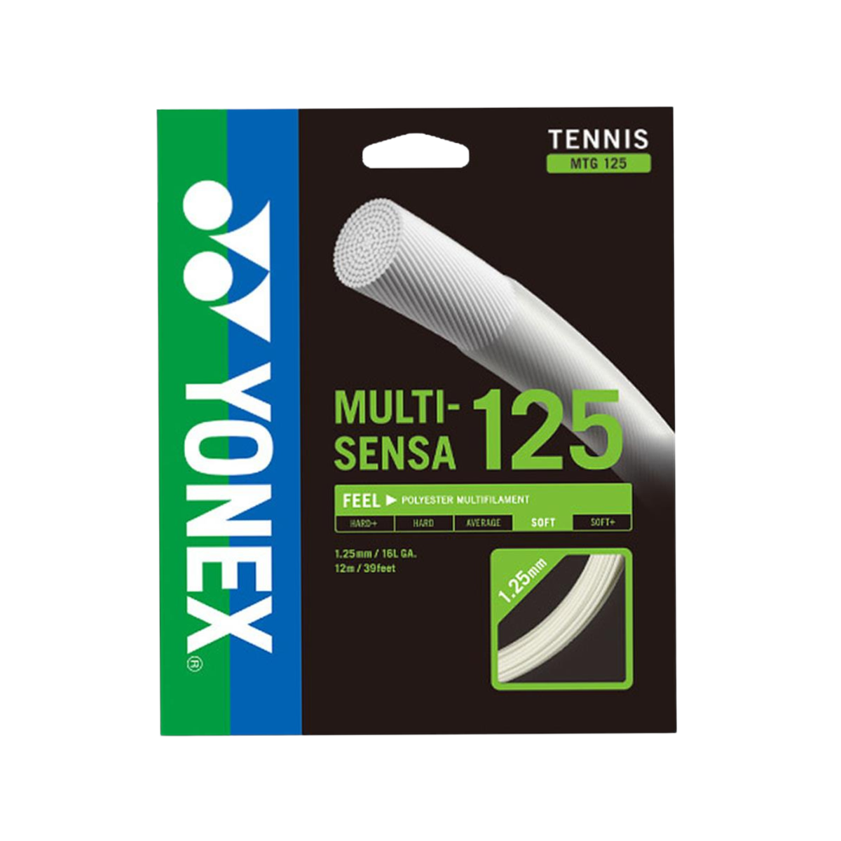Yonex Multi-Sensa 1.25mm Tennis String Set (12m)
