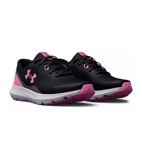 Under Armour GS Surge 3 3025013 Running Shoes Girls (Black/Flamingo)