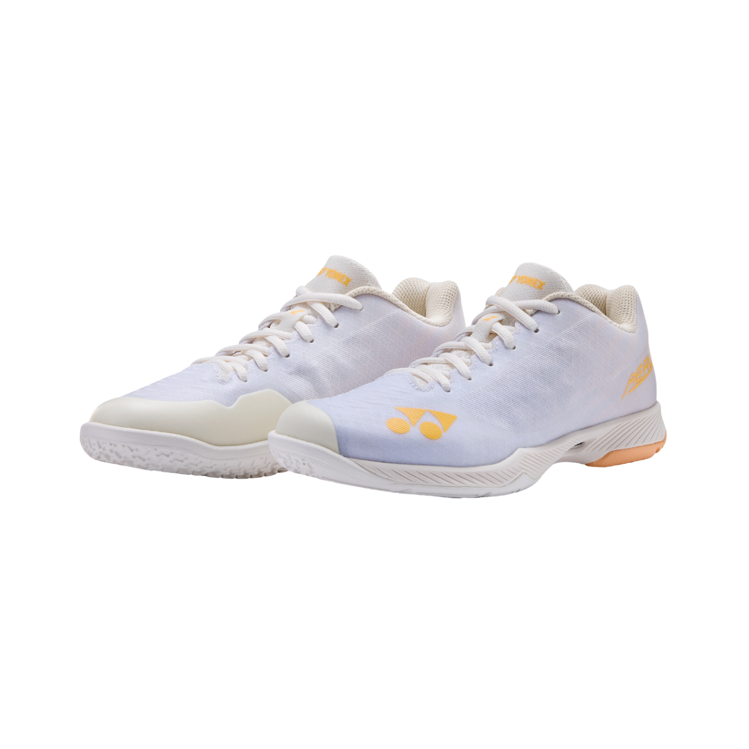 Yonex Power Cushion Aerus Z2 Badminton Shoes Women - White/Orange Badminton Shoes Yonex