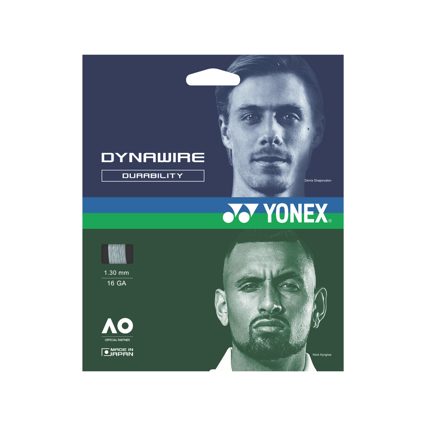 Yonex Dynawire 1.30mm Tennis String Set (12m)