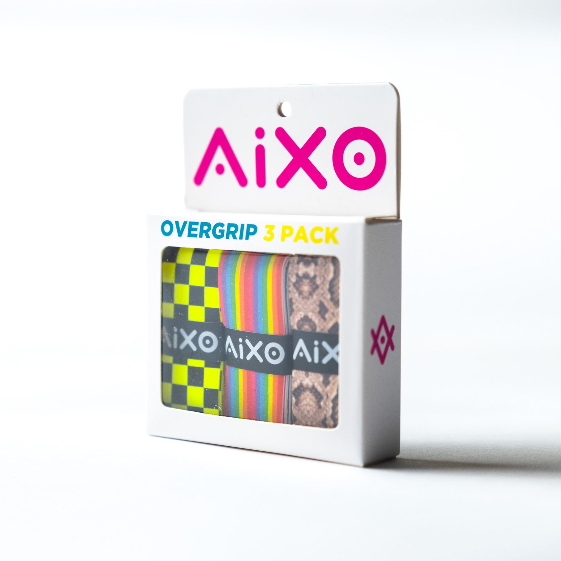 Aixo Rainbow Stripe Tacky Overgrip