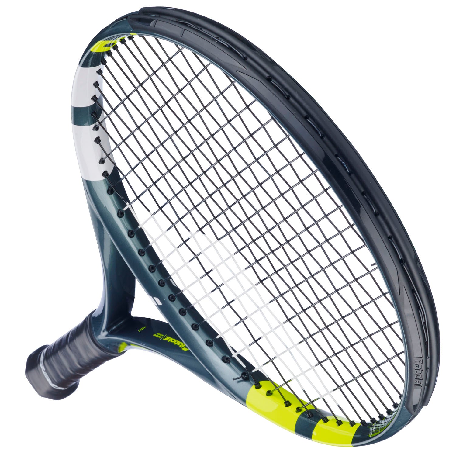 Babolat Aero Junior 25 2026 Tennis Racket Strung - Grey/Yellow Tennis Rackets Babolat
