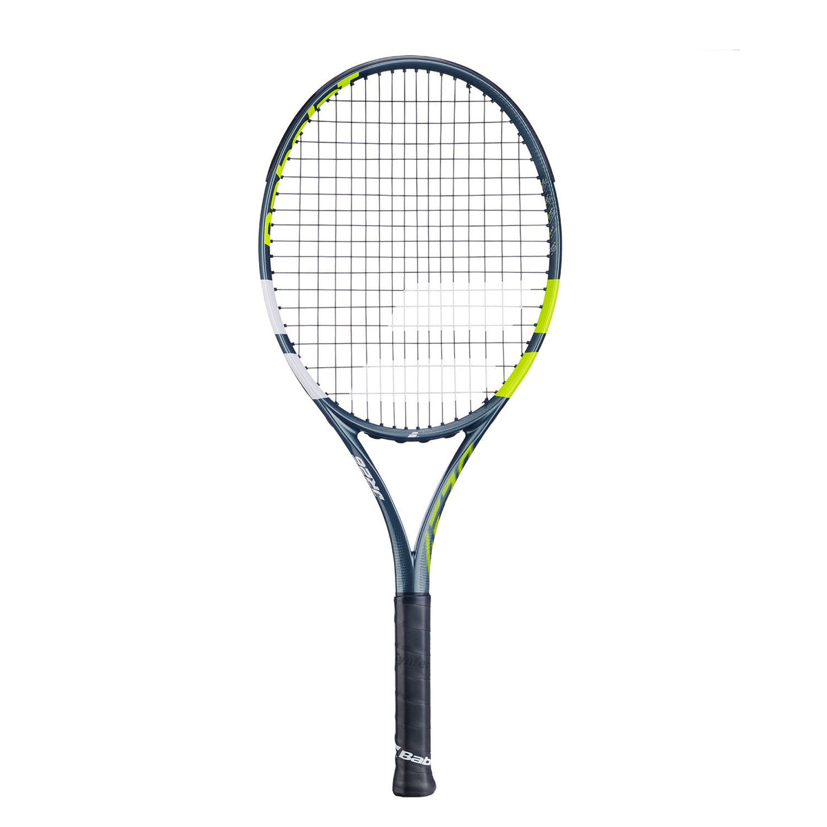 Babolat Aero Junior 26 2026 Tennis Racket Strung - Grey/Yellow Grey Yellow 26" Tennis Rackets Babolat