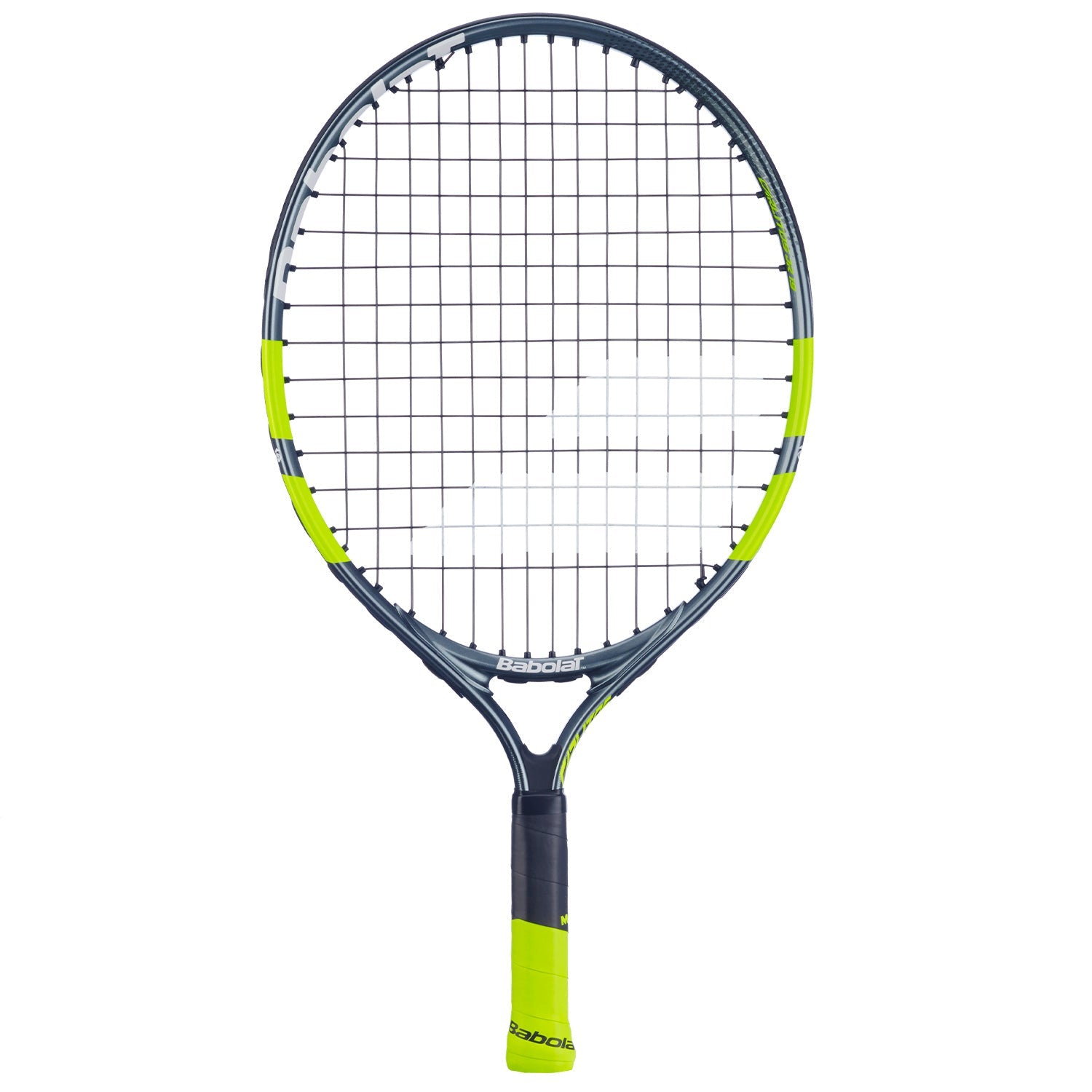 Babolat Carlitos Junior 21 2026 Tennis Racket Strung - Grey/Yellow 140522 by Babolat