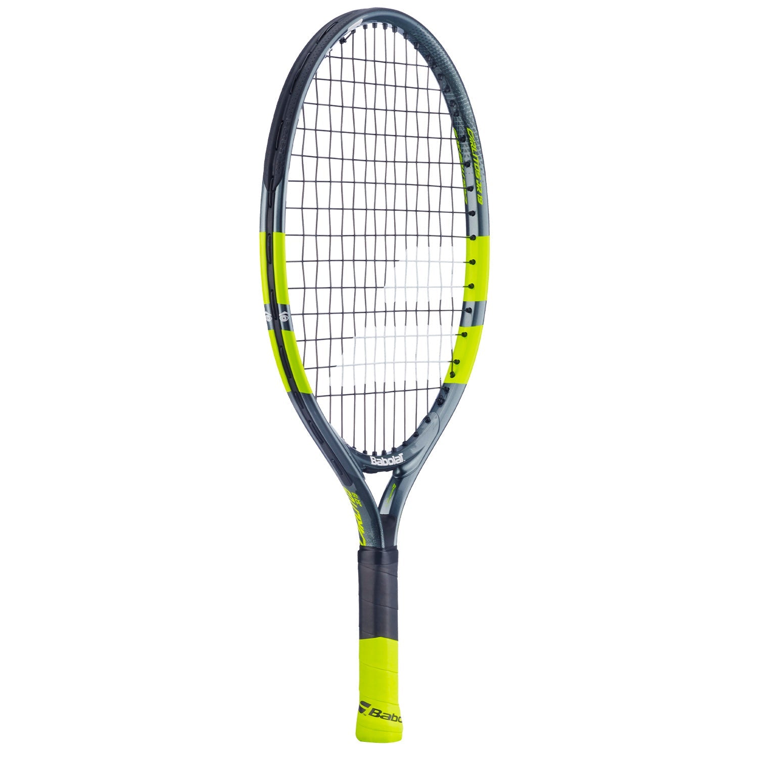 Babolat Carlitos Junior 21 2026 Tennis Racket Strung - Grey/Yellow 140522 by Babolat