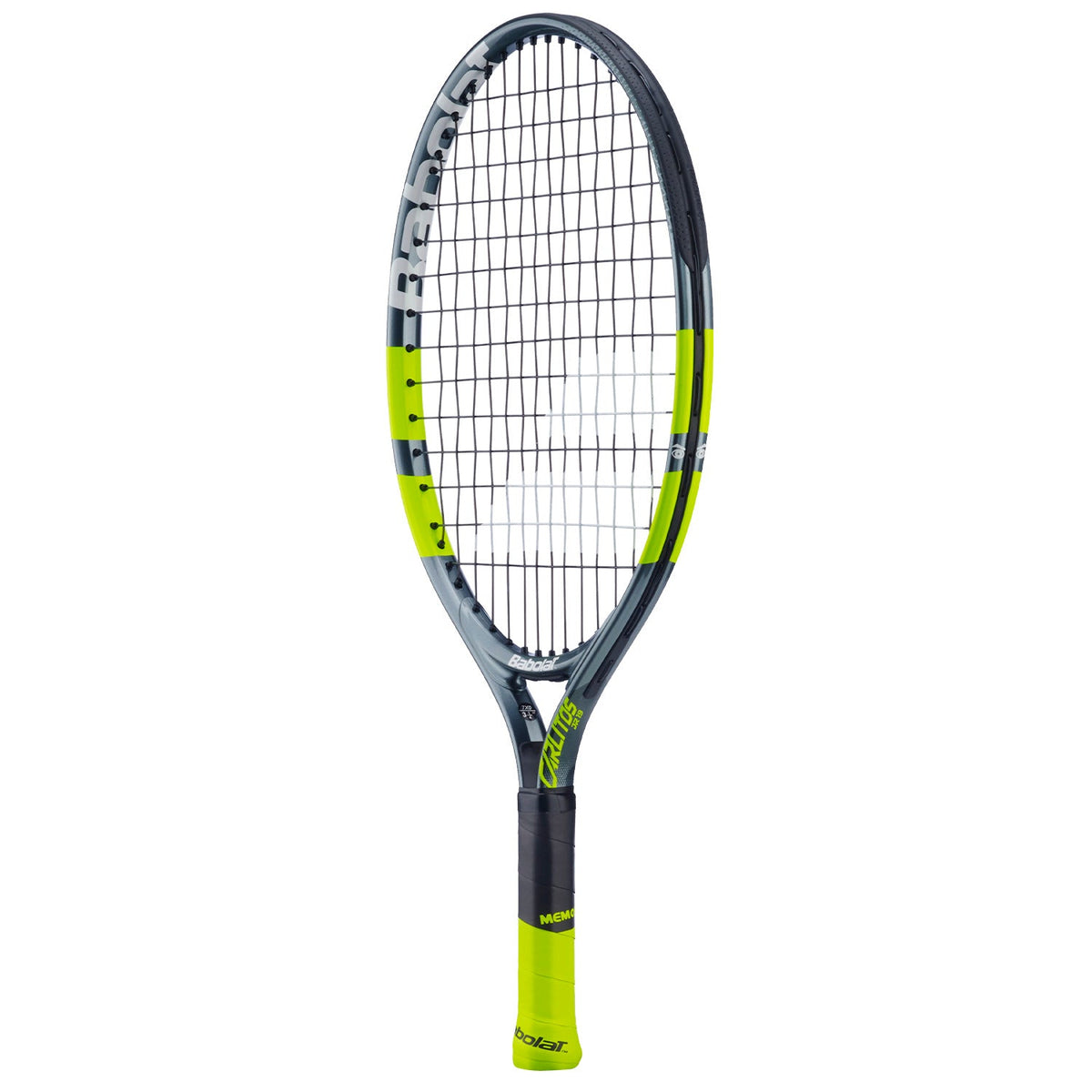 Babolat Carlitos Junior 21 2026 Tennis Racket Strung - Grey/Yellow 140522 by Babolat