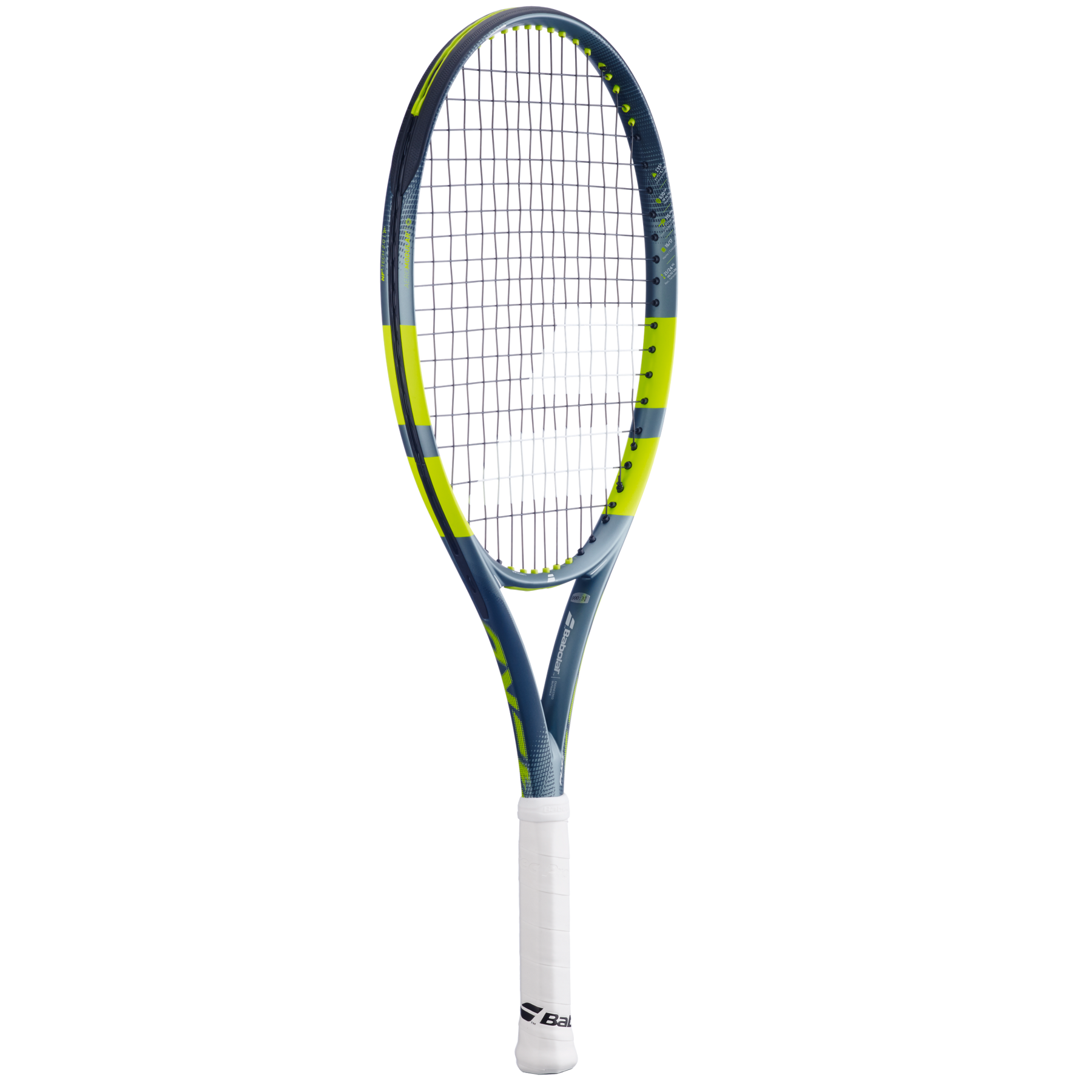 Babolat Pure Aero Junior 25 2026 Tennis Racket - Grey/Yellow Tennis Rackets Babolat