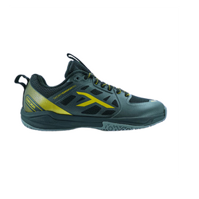 Hundred Velocity Z Badminton Shoes - Black/Gold