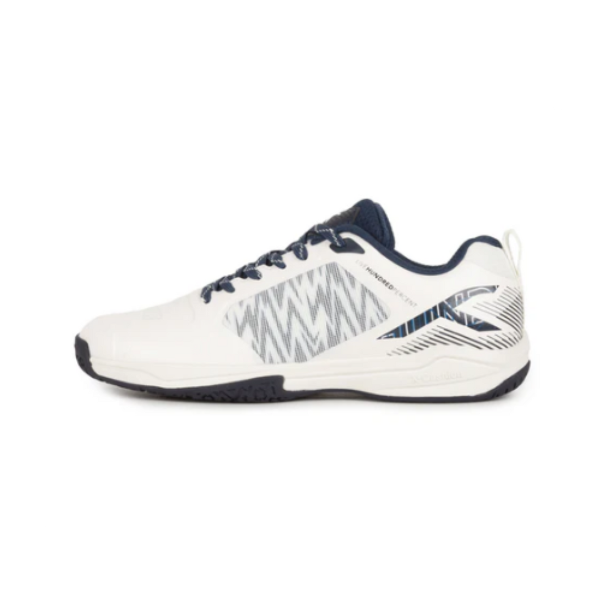 Hundred Beast Armor Badminton Shoes - White/Navy