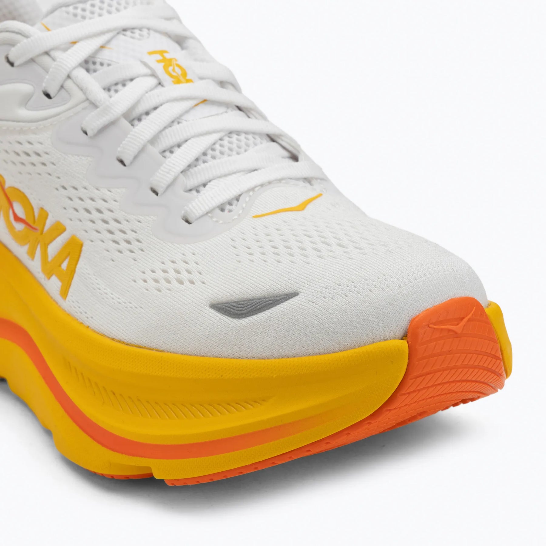 Hoka Bondi 9 Running Shoes Men - Frost/Sunflower