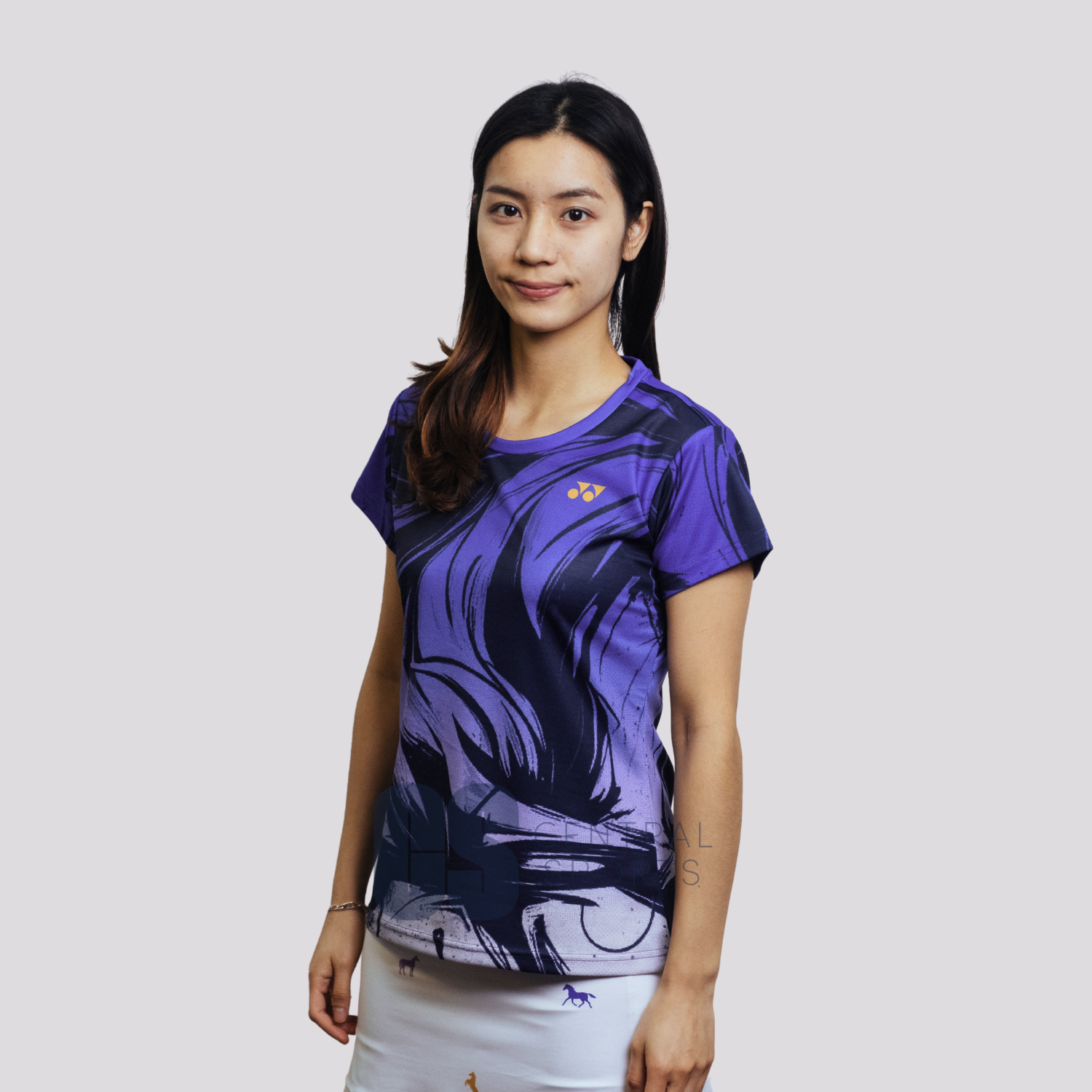 Yonex Heavenbound Grace – Women’s Performance Shirt (Celestial Purple / Cloud White) Yonex CNY2026 TT B Women Clothing Yonex