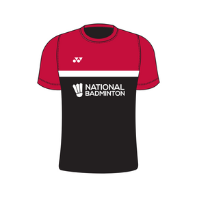 National Badminton Yonex T006 Power Crew Neck T-Shirt Women - Red