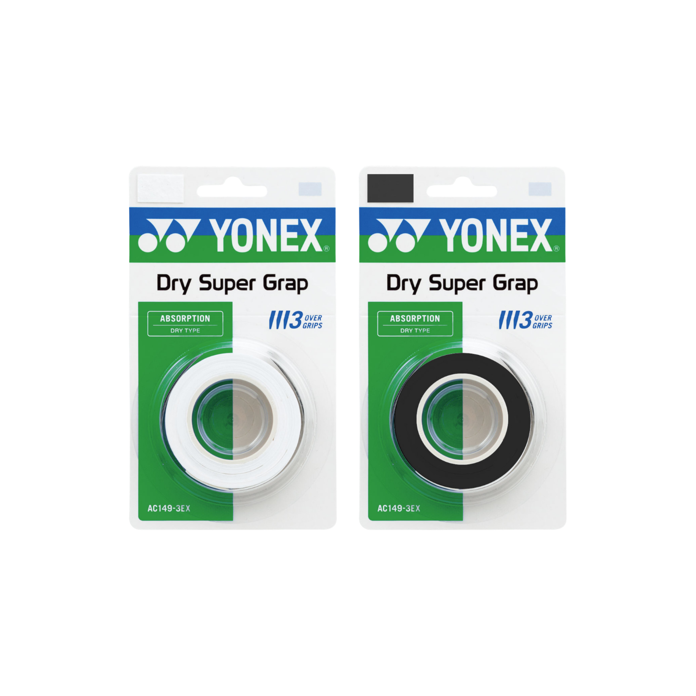 Yonex AC149-3EX Dry Super Grap (3 pcs) - Multicolour