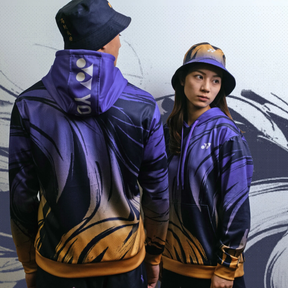 Yonex Legend’s Crown – Reversible Bucket Hat (Ink Blue | Celestial Purple / Pale Gold) Yonex CNY2026 Reversible Bucket Hat A Unisex Clothing Yonex