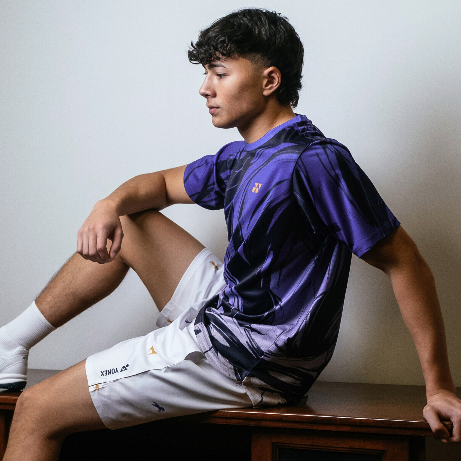 Yonex Heavenbound Stallion – Men’s Top (Celestial Purple / Cloud White) Yonex CNY2026 TT B Men Clothing Yonex